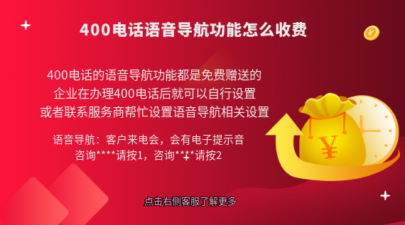 400電話語(yǔ)音導(dǎo)航辦理多少錢