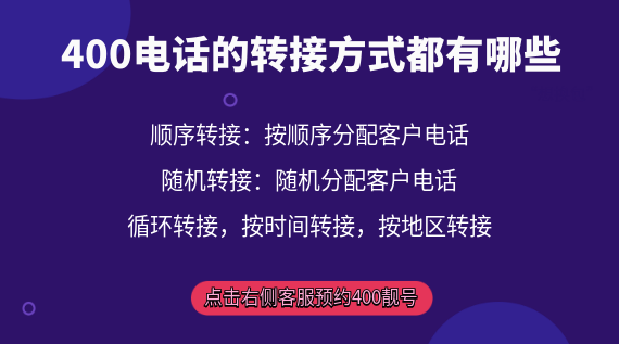 400電話(huà)的轉(zhuǎn)接方式都有哪些