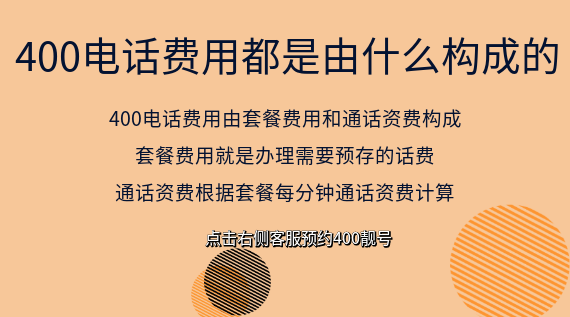 400電話費(fèi)用都是由什么構(gòu)成的